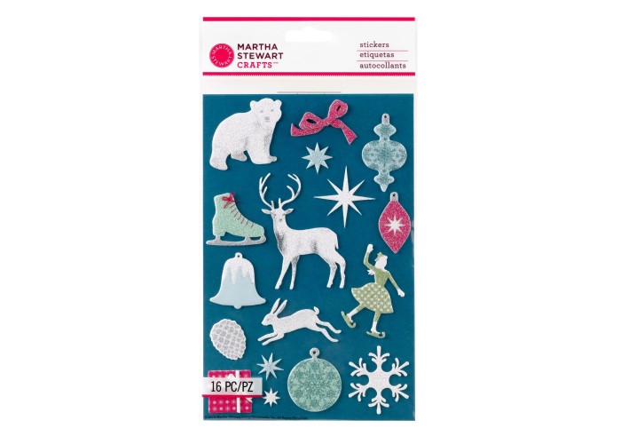 Αυτοκολλητα Martha Stewart • Glittered icon stickers Αυτοκολλητα Martha Stewart • Glittered icon stickers