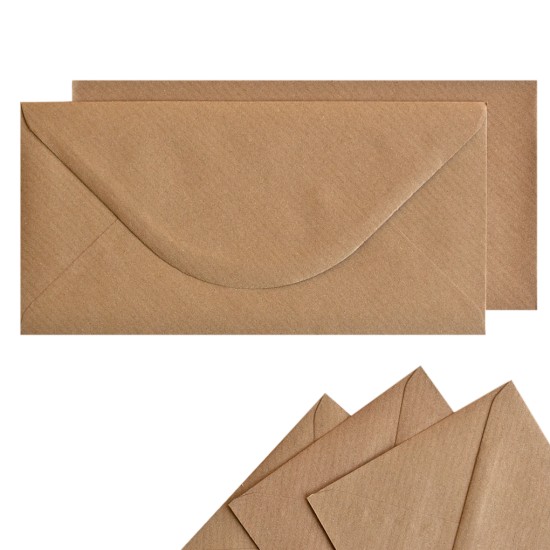 Φάκελος κραφτ 22cm x 11cm 25τεμ