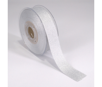 ΦΑΚΑΡΟΛΑ ΜΕΤΑΛΛΙΚΟ ΝΗΜΑ 25MMX20MET WHITE-SILVER MET ΦΑΚΑΡΟΛΑ ΜΕΤΑΛΛΙΚΟ ΝΗΜΑ 25MMX20MET WHITE-SILVER MET