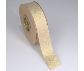 ΦΑΚΑΡΟΛΑ ΜΕΤΑΛΛΙΚΟ ΝΗΜΑ 25MMX20MET IVORY-GOLD MET ΦΑΚΑΡΟΛΑ ΜΕΤΑΛΛΙΚΟ ΝΗΜΑ 25MMX20MET IVORY-GOLD MET
