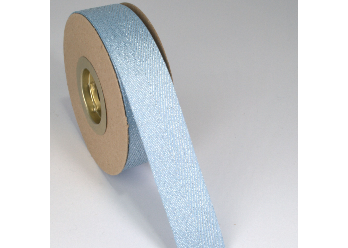 ΦΑΚΑΡΟΛΑ ΜΕΤΑΛΛΙΚΟ ΝΗΜΑ 25MMX20MET BLUE L-SILVER MET