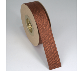 ΦΑΚΑΡΟΛΑ ΜΕΤΑΛΛΙΚΟ ΝΗΜΑ 25MMX20MET BROWN-RUST