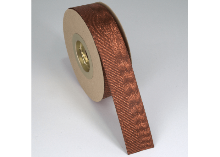 ΦΑΚΑΡΟΛΑ ΜΕΤΑΛΛΙΚΟ ΝΗΜΑ 25MMX20MET BROWN-RUST