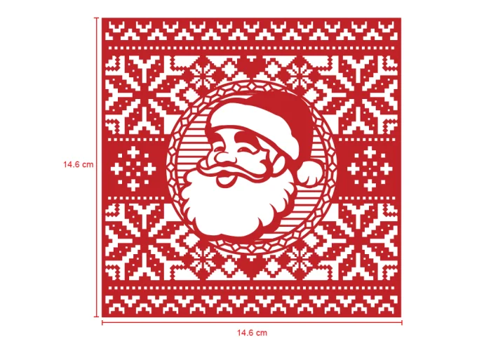 Mήτρα κοπής για κάρτα Santa