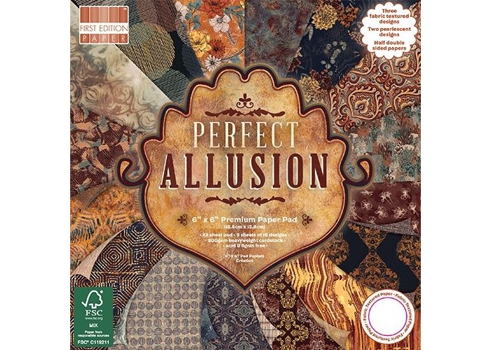 Σετ Χαρτόνια Χειροτεχνίας Perfect Allusion 15cm X 15cm 48φ 200γρ Σετ Χαρτόνια Χειροτεχνίας Perfect Allusion 15cm X 15cm 48φ 200γρ