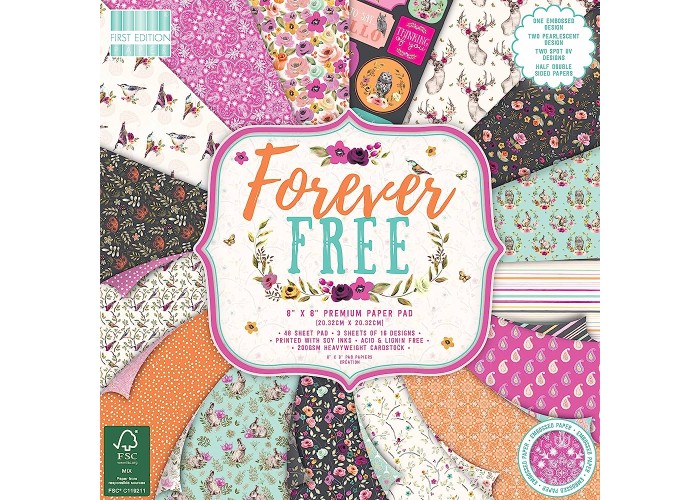 Σετ Χαρτόνια Χειροτεχνίας Forever Free 20cm X 20cm 48φ 200γρ Σετ Χαρτόνια Χειροτεχνίας Forever Free 20cm X 20cm 48φ 200γρ