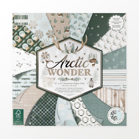 Σετ Χαρτόνια Χειροτεχνίας Arctic Christmas 30cm X 30cm 48φ 200γρ Σετ Χαρτόνια Χειροτεχνίας Arctic Christmas 30cm X 30cm 48φ 200γρ