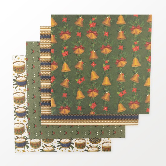 Σετ Χαρτόνια Χειροτεχνίας 12 Days of Christmas 30cm X 30cm 48φ 200γρ Σετ Χαρτόνια Χειροτεχνίας 12 Days of Christmas 30cm X 30cm 48φ 200γρ