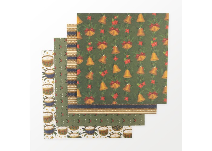 Σετ Χαρτόνια Χειροτεχνίας 12 Days of Christmas 30cm X 30cm 48φ 200γρ Σετ Χαρτόνια Χειροτεχνίας 12 Days of Christmas 30cm X 30cm 48φ 200γρ