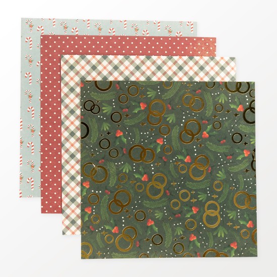 Σετ Χαρτόνια Χειροτεχνίας 12 Days of Christmas 30cm X 30cm 48φ 200γρ Σετ Χαρτόνια Χειροτεχνίας 12 Days of Christmas 30cm X 30cm 48φ 200γρ
