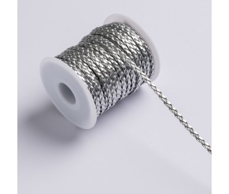 ΚΟΡΔΟΝΙ ΠΛΕΞΟΥΔΑ 5MMX25MET SILVER MET ΚΟΡΔΟΝΙ ΠΛΕΞΟΥΔΑ 5MMX25MET SILVER MET