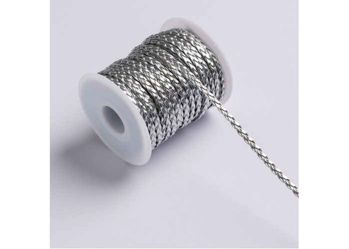 ΚΟΡΔΟΝΙ ΠΛΕΞΟΥΔΑ 5MMX25MET SILVER MET ΚΟΡΔΟΝΙ ΠΛΕΞΟΥΔΑ 5MMX25MET SILVER MET