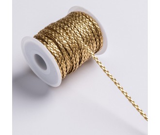 ΚΟΡΔΟΝΙ ΠΛΕΞΟΥΔΑ 5MMX25MET GOLD MET ΚΟΡΔΟΝΙ ΠΛΕΞΟΥΔΑ 5MMX25MET GOLD MET