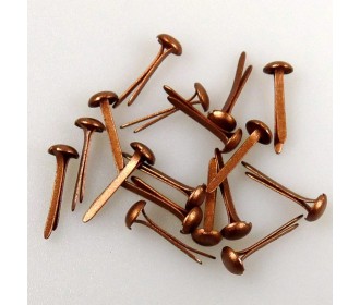 Διπλόκαρφα copper metallic 3mm Διπλόκαρφα copper metallic 3mm