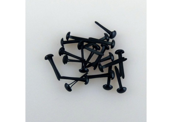 Διπλόκαρφα μαύρα 3mm 40τεμ 