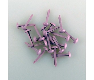 Διπλόκαρφα ροζ 3mm 40τεμ Διπλόκαρφα ροζ 3mm 40τεμ