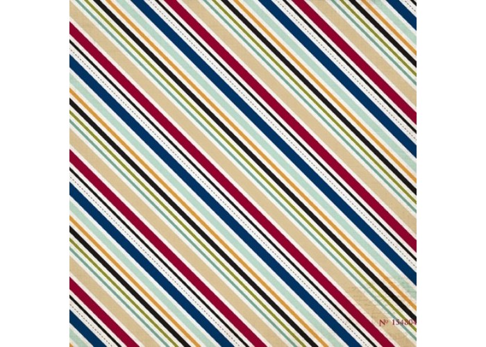 Χαρτόνι scrapbooking διπλής όψης Travel Stripe 30cm x 30cm