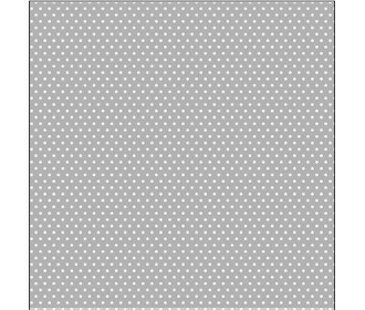 Χαρτόνι scrapbooking 30cm x 30cm Grey Small dots