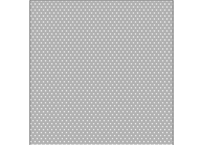 Χαρτόνι scrapbooking 30cm x 30cm Grey Small dots