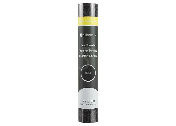 GLITTER HEAT TRANSFER - BLACK GLITTER HEAT TRANSFER - BLACK