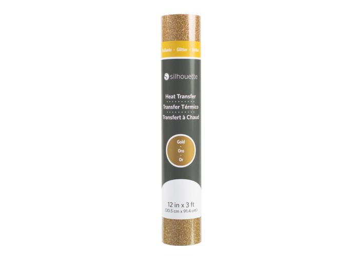 GLITTER HEAT TRANSFER - GOLD GLITTER HEAT TRANSFER - GOLD