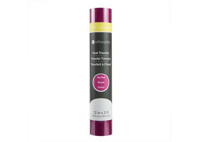 GLITTER HEAT TRANSFER - HOT PINK (ΦΟΥΞ) GLITTER HEAT TRANSFER - HOT PINK (ΦΟΥΞ)