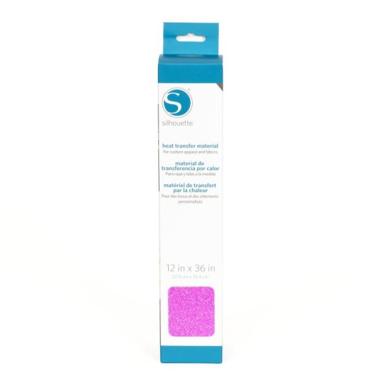 GLITTER HEAT TRANSFER-PINK GLITTER HEAT TRANSFER-PINK