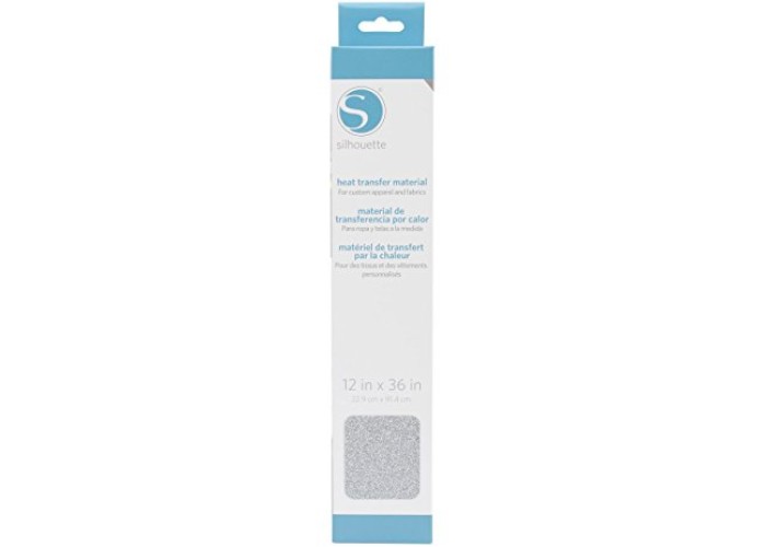 GLITTER HEAT TRANSFER – WHITE SILVER GLITTER HEAT TRANSFER – WHITE SILVER