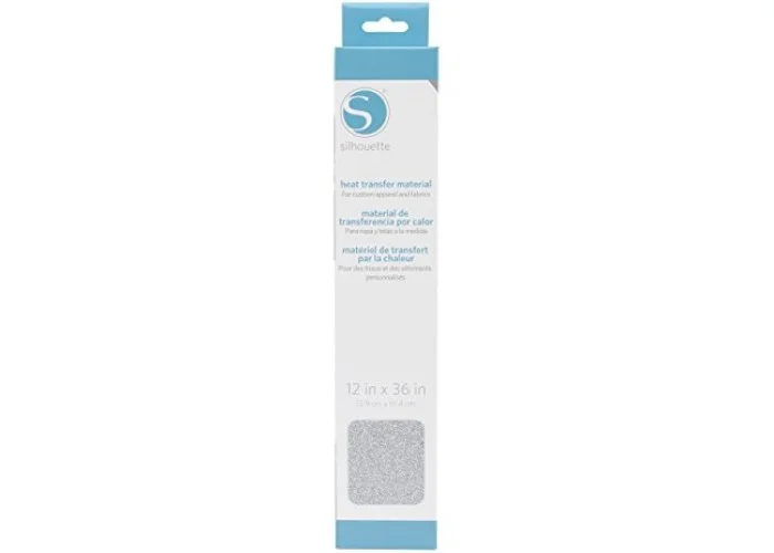 GLITTER HEAT TRANSFER – WHITE SILVER GLITTER HEAT TRANSFER – WHITE SILVER