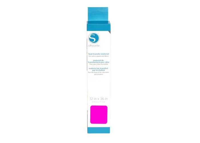 Smooth Heat Transfer - Neon Pink Smooth Heat Transfer - Neon Pink