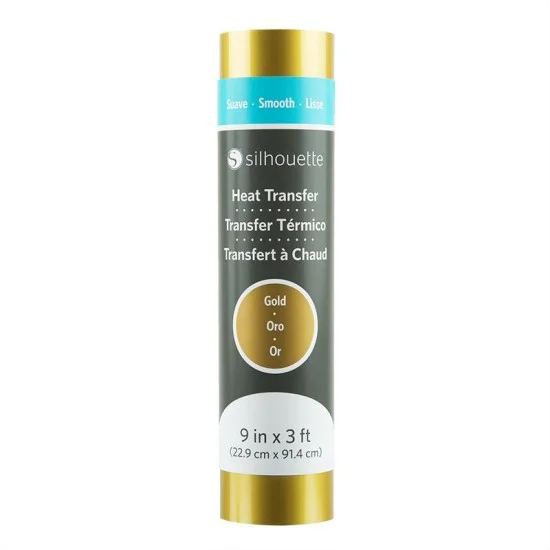 SMOOTH HEAT TRANSFER – GOLD (MAT) 22.9cm x 91.4cm SMOOTH HEAT TRANSFER – GOLD (MAT) 22.9cm x 91.4cm