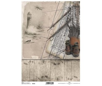 Ριζόχαρτο Decoupage  A4 – Lighthouse