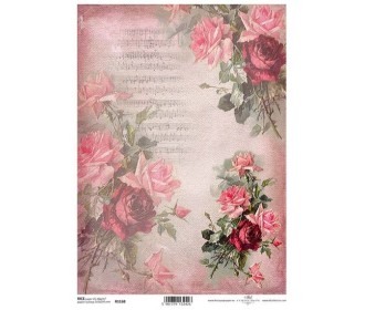 Ριζόχαρτο Decoupage A4 -Flowers  Ριζόχαρτο Decoupage A4 -Flowers