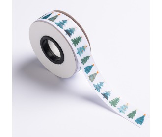 ΚΟΡΔΕΛΑ GROS D ΕΚΤΥΠΩΣΗ ΜΙΑ ΟΨΗ 25MMX20MET WHITE WITH TREES ΚΟΡΔΕΛΑ GROS D ΕΚΤΥΠΩΣΗ ΜΙΑ ΟΨΗ 25MMX20MET WHITE WITH TREES