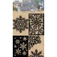 Στένσιλ Vintage Christmas Mask Snowflake