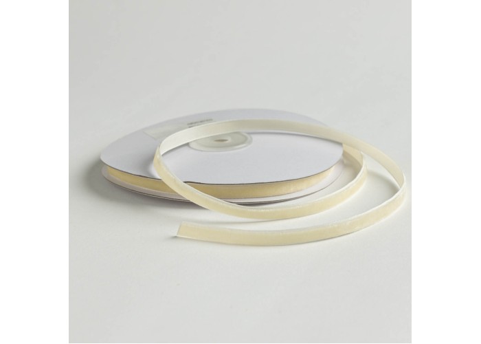 ΚΟΡΔΕΛΑ ΒΕΛΟΥΔΟ ΜΕ ΟΥΓΙΑ 10MΕΤ 7MM IVORY ΚΟΡΔΕΛΑ ΒΕΛΟΥΔΟ ΜΕ ΟΥΓΙΑ 10MΕΤ 7MM IVORY