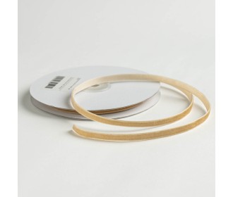 ΚΟΡΔΕΛΑ ΒΕΛΟΥΔΟ ΜΕ ΟΥΓΙΑ 10MΕΤ 7MM BEIGE