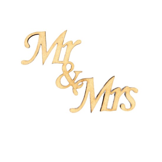 ΞΥΛΙΝΟ ΣΧΕΔΙΟ ''Mr-Mrs''