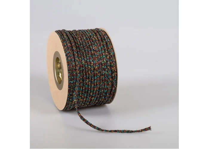ΚΟΡΔΟΝΙ ΠΛΕΚΤΟ ΜΕΤΑΛΛΙΚΟ ΑΓΡΙΟ 2MMX100MET MULTICOLORED