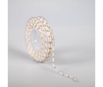 ΚΟΡΔΟΝΙ ΒΑΜΒΑΚΕΡΟ ΜΕ ΜΕΤΑΛΛΙΚΟ ΝΗΜΑ 3MMX20MET WHITE-GOLD MET ΚΟΡΔΟΝΙ ΒΑΜΒΑΚΕΡΟ ΜΕ ΜΕΤΑΛΛΙΚΟ ΝΗΜΑ 3MMX20MET WHITE-GOLD MET