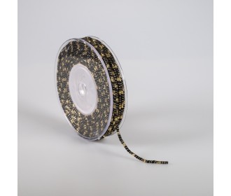 ΚΟΡΔΟΝΙ ΒΑΜΒΑΚΕΡΟ ΜΕ ΜΕΤΑΛΛΙΚΟ ΝΗΜΑ 3MMX20MET BLACK-GOLD MET ΚΟΡΔΟΝΙ ΒΑΜΒΑΚΕΡΟ ΜΕ ΜΕΤΑΛΛΙΚΟ ΝΗΜΑ 3MMX20MET BLACK-GOLD MET