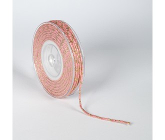 ΚΟΡΔΟΝΙ ΒΑΜΒΑΚΕΡΟ ΜΕ ΜΕΤΑΛΛΙΚΟ ΝΗΜΑ 3MMX20MET PINK OLD-GOLD MET ΚΟΡΔΟΝΙ ΒΑΜΒΑΚΕΡΟ ΜΕ ΜΕΤΑΛΛΙΚΟ ΝΗΜΑ 3MMX20MET PINK OLD-GOLD MET