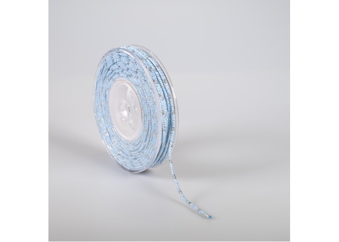 ΚΟΡΔΟΝΙ ΒΑΜΒΑΚΕΡΟ ΜΕ ΜΕΤΑΛΛΙΚΟ ΝΗΜΑ 3MMX20MET BLUE L-SILVER MET ΚΟΡΔΟΝΙ ΒΑΜΒΑΚΕΡΟ ΜΕ ΜΕΤΑΛΛΙΚΟ ΝΗΜΑ 3MMX20MET BLUE L-SILVER MET