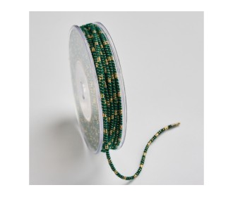 ΚΟΡΔΟΝΙ ΒΑΜΒΑΚΕΡΟ ΜΕ ΜΕΤΑΛΛΙΚΟ ΝΗΜΑ 3MMX20MET GREEN D-GOLD MET ΚΟΡΔΟΝΙ ΒΑΜΒΑΚΕΡΟ ΜΕ ΜΕΤΑΛΛΙΚΟ ΝΗΜΑ 3MMX20MET GREEN D-GOLD MET