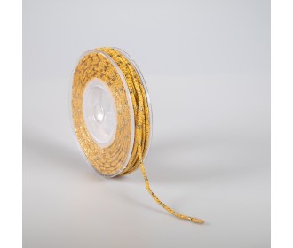 ΚΟΡΔΟΝΙ 3ΚΛΩΝΟ ΣΤΡΙΦΤΟ 3MMX20MET IVORY-GOLD MET ΚΟΡΔΟΝΙ 3ΚΛΩΝΟ ΣΤΡΙΦΤΟ 3MMX20MET IVORY-GOLD MET