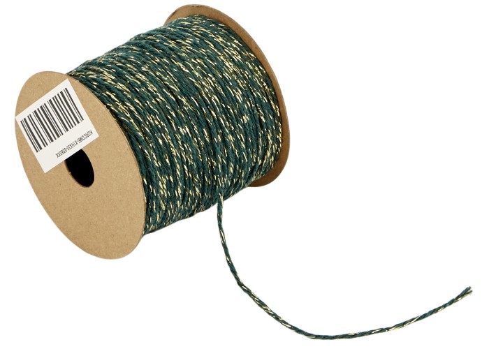 ΚΟΡΔΟΝΙ ΒΑΜΒΑΚΕΡΟ ΜΕ ΜΕΤΑΛΛΙΚΟ ΝΗΜΑ 1,5MMX30MET GREEN D-GOLD MET ΚΟΡΔΟΝΙ ΒΑΜΒΑΚΕΡΟ ΜΕ ΜΕΤΑΛΛΙΚΟ ΝΗΜΑ 1,5MMX30MET GREEN D-GOLD MET
