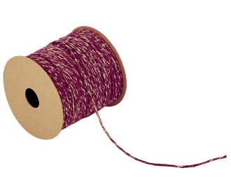 ΚΟΡΔΟΝΙ ΒΑΜΒΑΚΕΡΟ ΜΕ ΜΕΤΑΛΛΙΚΟ ΝΗΜΑ 1,5MMX30MET BURGUNDY-GOLD MET ΚΟΡΔΟΝΙ ΒΑΜΒΑΚΕΡΟ ΜΕ ΜΕΤΑΛΛΙΚΟ ΝΗΜΑ 1,5MMX30MET BURGUNDY-GOLD MET