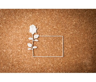 Πλαίσιο με  τριαντάφυλλο  1τεμ Πλαίσιο με  τριαντάφυλλο  1τεμ