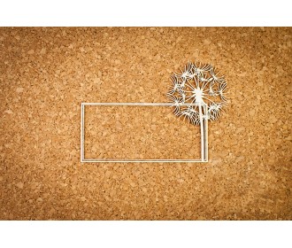 Πλαίσιο με πικραλίδα  1τεμ Πλαίσιο με πικραλίδα  1τεμ