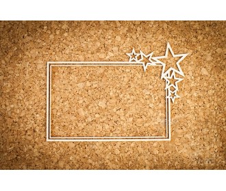 Ορθογώνιο πλαίσιο με αστέρια   1τεμ Ορθογώνιο πλαίσιο με αστέρια   1τεμ